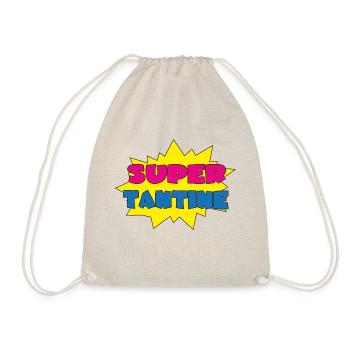 Super TANTINE - Drawstring Bag - nature - Front