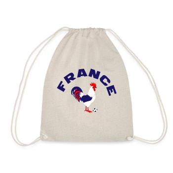 France Rooster Foot - Drawstring Bag - nature - Front