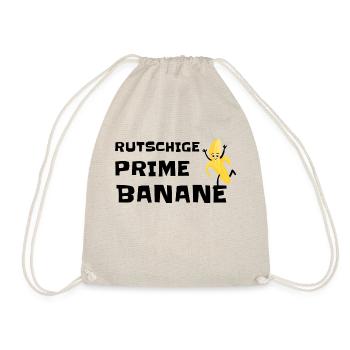 Rutschige Prime Banane - Turnbeutel - Natur - Vorne