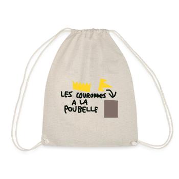 les couronnes à la poubelle - Sac de sport léger - nature - Devant