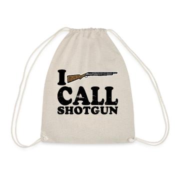 I Call Shotgun 6 - Drawstring Bag - nature - Front
