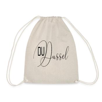 Du Dussel - Geschenkidee - Turnbeutel - Natur - Vorne