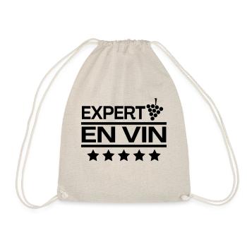 Expert en Vin - Sac de sport léger - nature - Devant