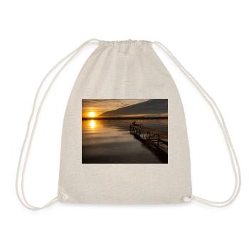 Sunset at Lake Ammersee - Drawstring Bag - nature - Front