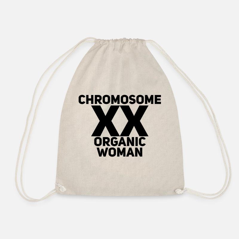 XX Chromosome - Strength Genetic Pride - Drawstring Bag - nature