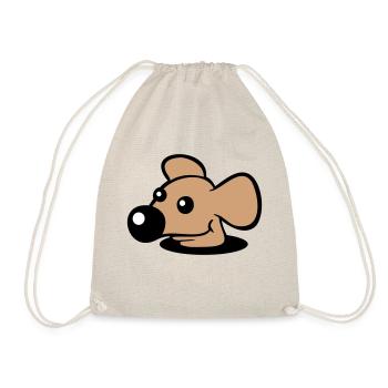 Souris Grand Nez Trou Inférieur Trou De Souris Peeps Mignon - Sac de sport léger - nature - Devant