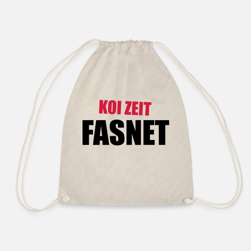 Koi Zeit Fasnet - Turnbeutel - Natur