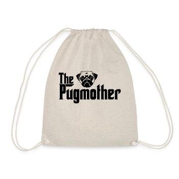 Pugmother Pug \Design for Dog Lovers - Drawstring Bag - nature - Front