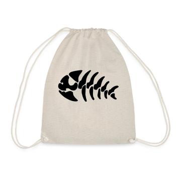 pirate fishing - Drawstring Bag - nature - Front