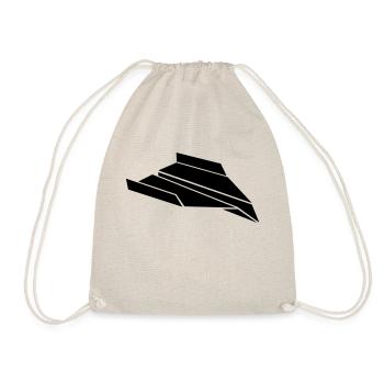 plane - Drawstring Bag - nature - Front