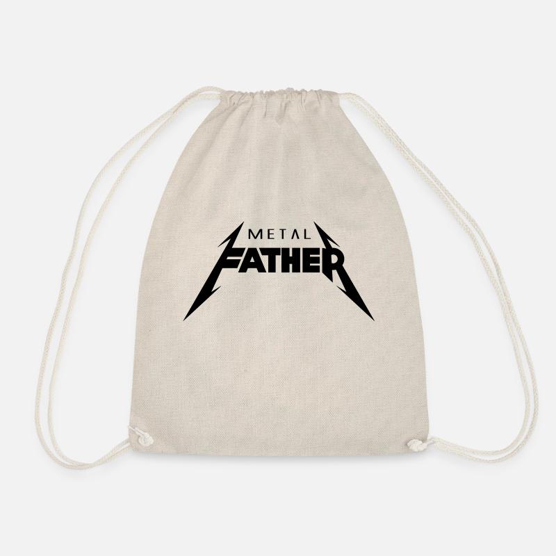 Metal Father_V2 - Turnbeutel - Natur