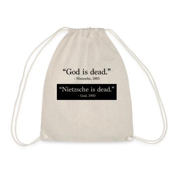 God is Dead - Nietzsche is dead - Sac de sport léger - nature - Devant