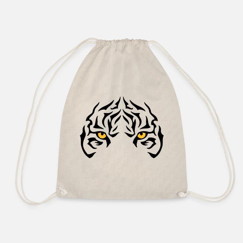 Der Blick des Tigers - Turnbeutel - Natur