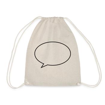 bubble - Drawstring Bag - nature - Front
