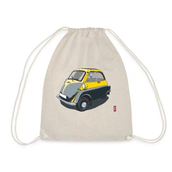 Oldtimer Isetta - Drawstring Bag - nature - Front