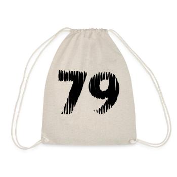 79 number jersey - Drawstring Bag - nature - Front