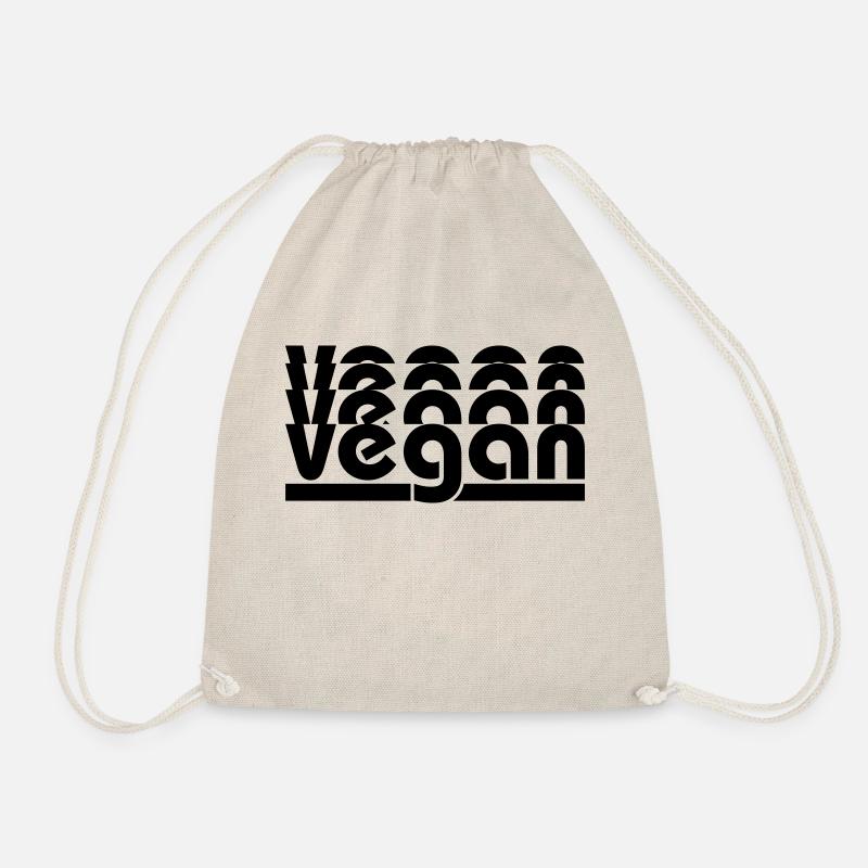 Vegan - Drawstring Bag - nature