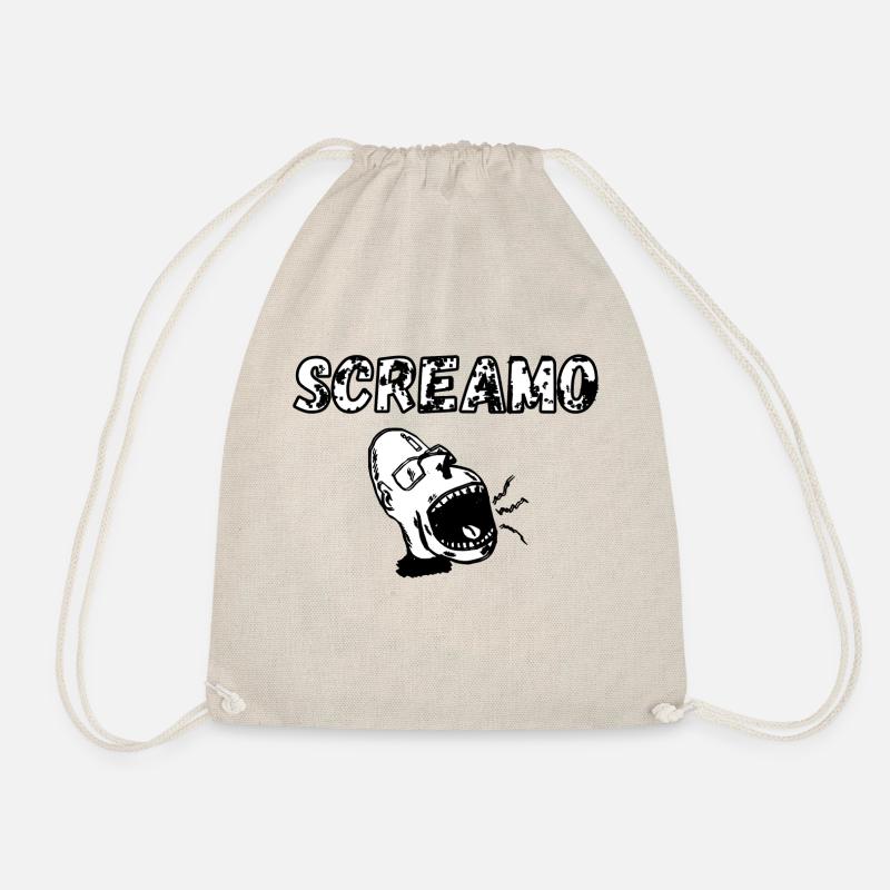 screamo - Drawstring Bag - nature