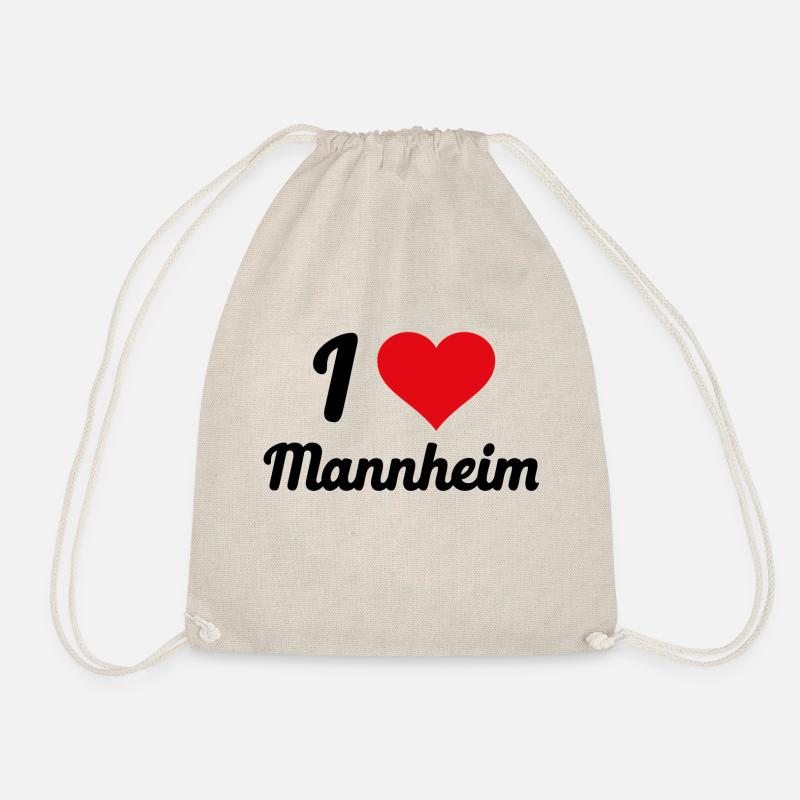 I Love Mannheim - Turnbeutel - Natur