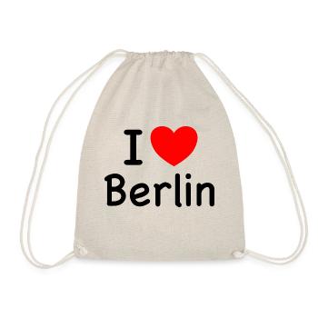 I Love Berlin - Turnbeutel - Natur - Vorne