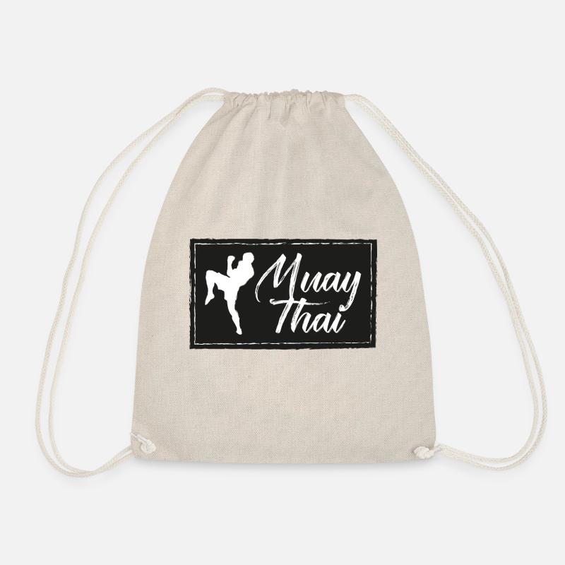 Muay Thai Patch - Turnbeutel - Natur