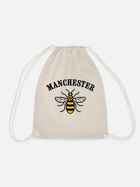 MCR MANCHESTER BEE - Drawstring Bag - nature
