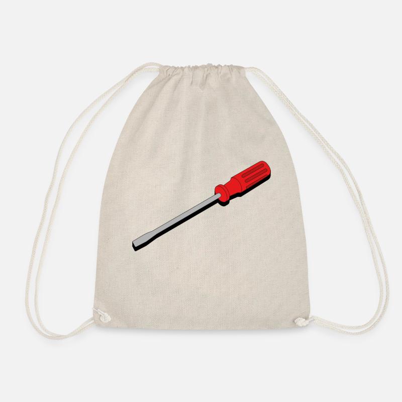 screwdriver - Drawstring Bag - nature