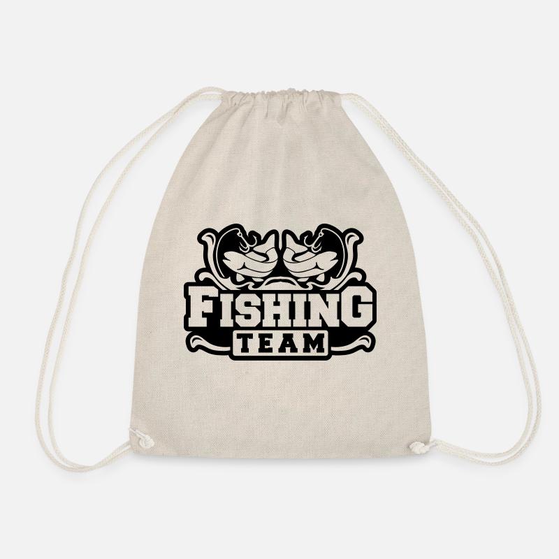 fishing_team_dk1 - Drawstring Bag - nature