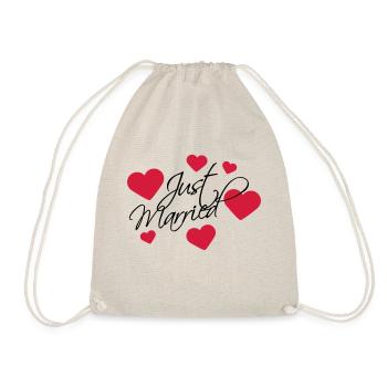 Just Married Logo - Sac de sport léger - nature - Devant