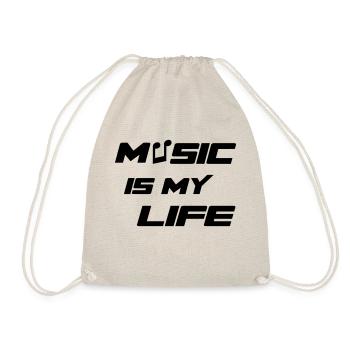 Music - Turnbeutel - Natur - Vorne