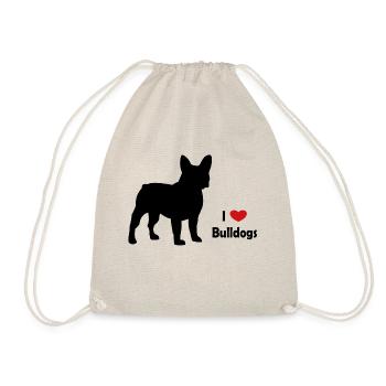 Bouledogue - Sac de sport léger - nature - Devant