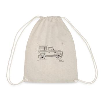 Offroad Auto Design Landy - Drawstring Bag - nature - Front