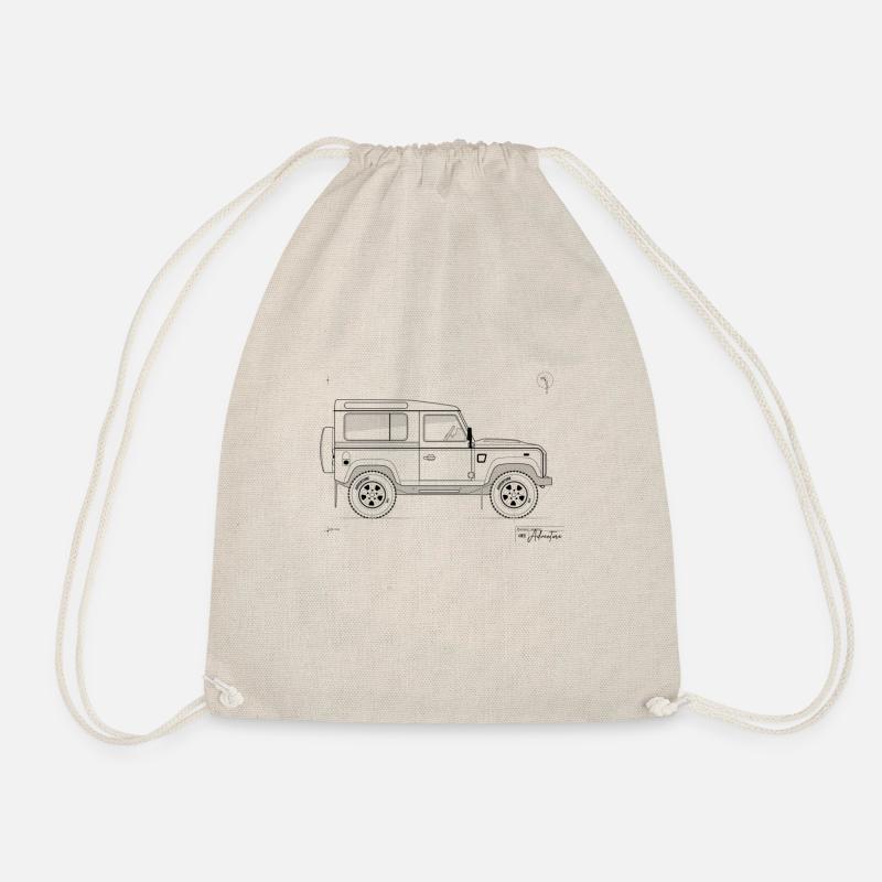 Offroad Auto Design Landy - Drawstring Bag - nature