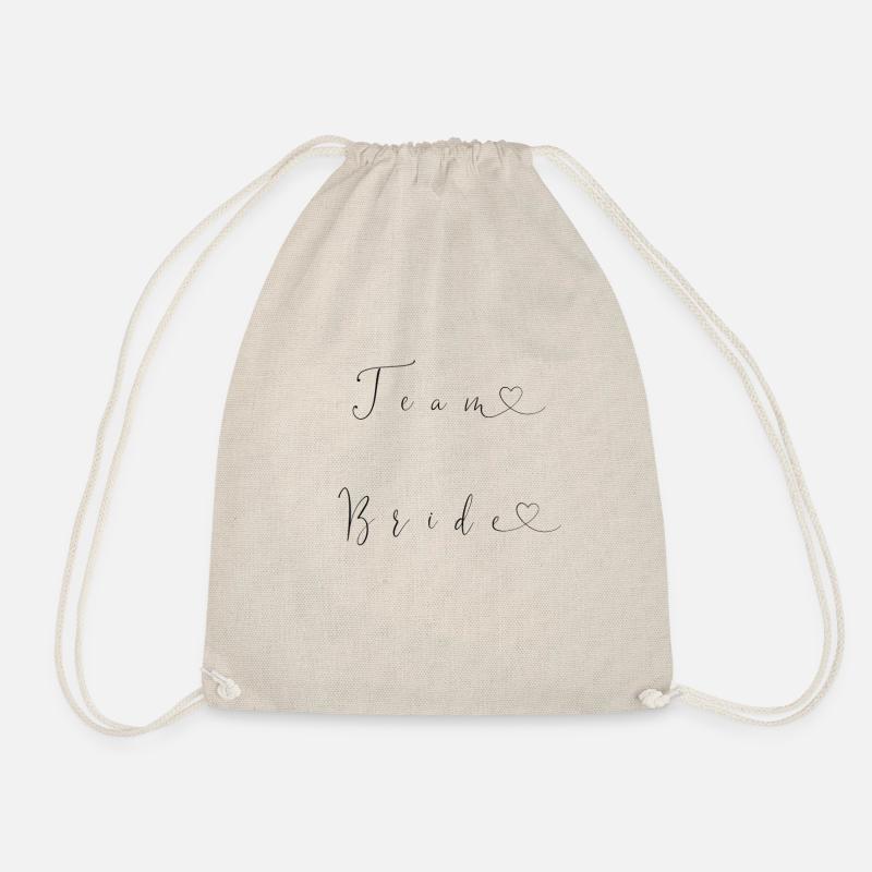 Team Bride - Turnbeutel - Natur