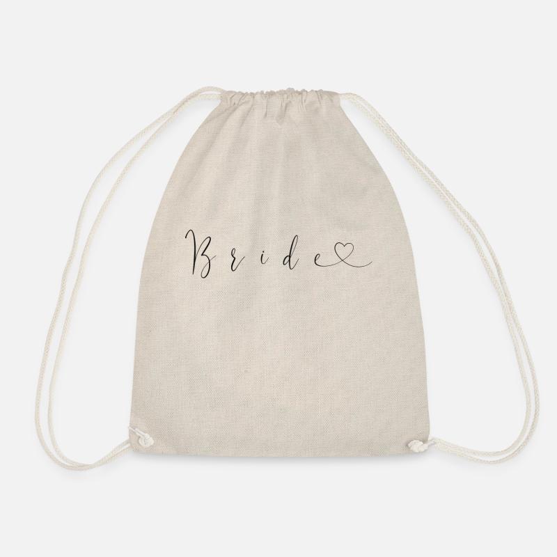 Bride - Drawstring Bag - nature