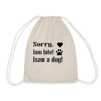 Chien chien - Sac de sport léger - nature - Devant
