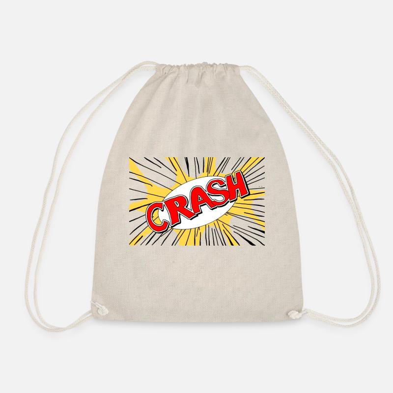 Pop Art Crash - Drawstring Bag - nature