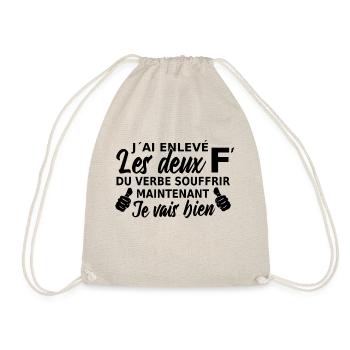 citations drôles humour cadeau - Sac de sport léger - nature - Devant