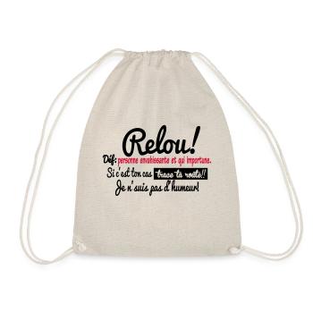RELOU:définition!!! - Sac de sport léger - nature - Devant