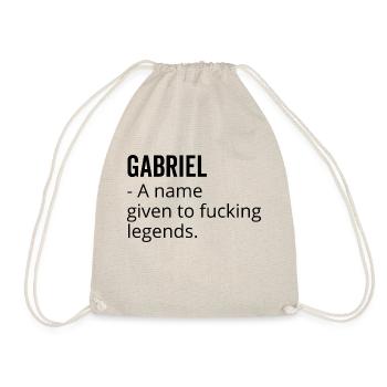 Gabriel ein Name für verdammte Legenden - Turnbeutel - Natur - Vorne