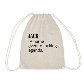 Jack un nom donné à Fucking Legends - Sac de sport léger - nature - Devant