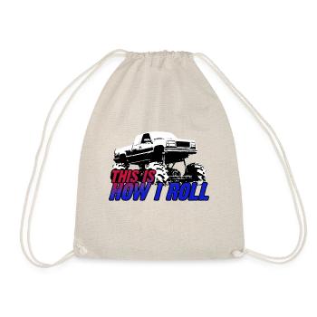 C’EST COMME ÇA QUE JE ROULE - Sac de sport léger - nature - Devant