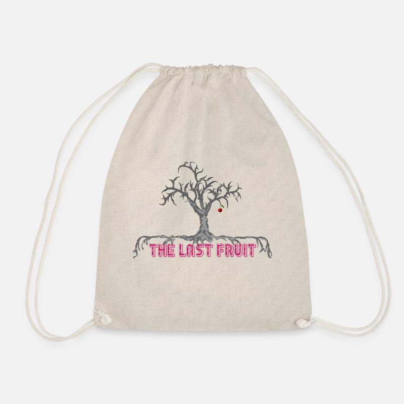 die letzte Frucht Baum Kirsche - Turnbeutel - Natur