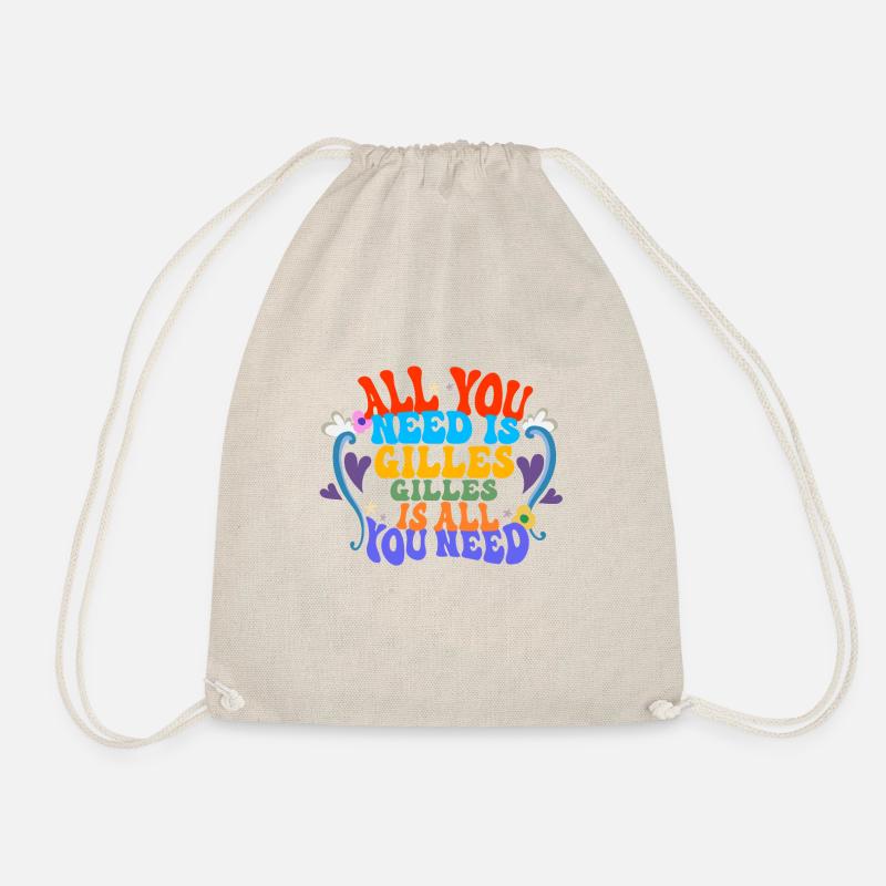 Gilles - Drawstring Bag - nature