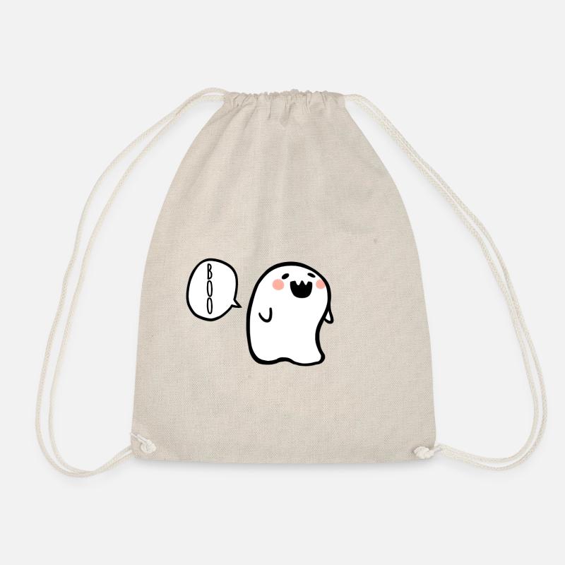 Surprised ghost - Drawstring Bag - nature