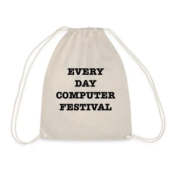 EveryDayComputerFestival - Drawstring Bag - nature - Front