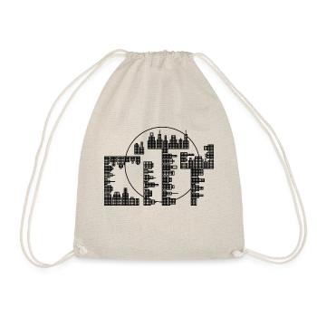 Skyline, City - version noire - Sac de sport léger - nature - Devant