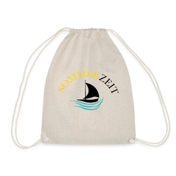 boot sommer - Turnbeutel - Natur - Vorne