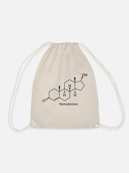 Testosterone - Drawstring Bag - nature