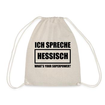 Ich spreche Hessisch - Turnbeutel - Natur - Vorne